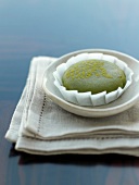 Matcha green tea Japanese pastry