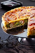 Scallop and parsley butter pie