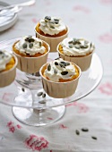 Pumpkin and squash seed cupcakes