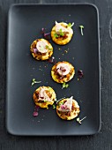 Paté and pear chutney appetizers