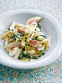 Penne with figs and ricotta