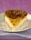 Lavander-flavored cheesecake