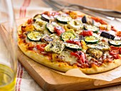 Gemüse-Pizza