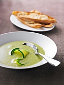 Cream of zucchini soup