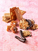Selection of biscuits and candies