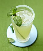 Mint-flavored lemonade