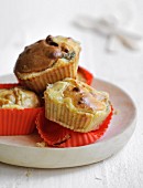 Mini pear and Fourme d'Ambert cakes