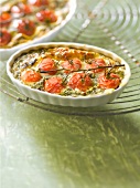 Beaufort and cherry tomato clafoutis