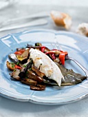 Turbot with vegetables