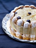Pear Charlotte with chocolate