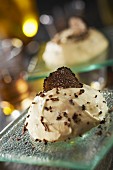 Mascarpone and truffle ice cream