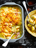 Gnocchis,potato and chicory gratin