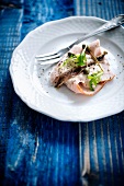 Tonnato-style turkey with capers and anchovies