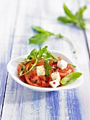 Tomato-mozzarella salad