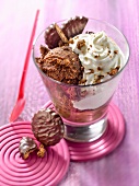 Eisschokolade mit Côte-d'or-Schokotaler