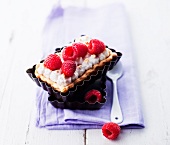Raspberry meringue pie