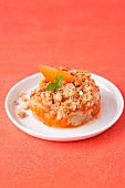 Apricot-peach crumble