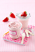 Strawberry ice cream