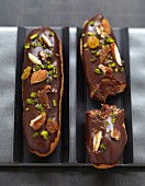 Mendiant-style chocolate Eclairs