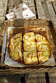 Flaky pastry apple pie