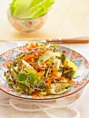 Wakame seaweed mixed salad