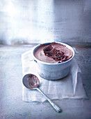 Cruchy chocolate ice cream