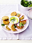 Vegetable and potato cakes