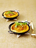 Mini-Apfeltörtchen mit Foie Gras