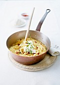 Sun-dried tomato and fresh goat's cheese risotto