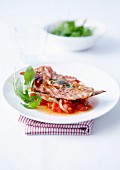 Mille-feuille-style Saltimbocca