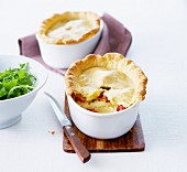 Small potato and diced bacon pies