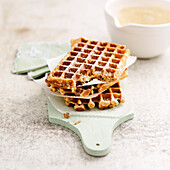 Hazelnut waffles