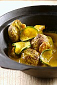 Duck curry with lemon leaves