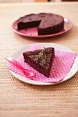 Dark chocolate and beetroot cake