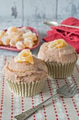 Cupcakes with candied ginger