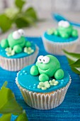 Froggy cupcakes