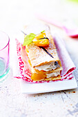 Apricot mille-feuille