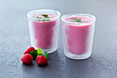 Raspberry yoghurt