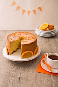Orange chiffon cake