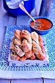 Parsley butter breads