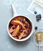 Quince, raisin and cherry sweet tajine