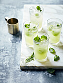 Cucumber-basil cool drink