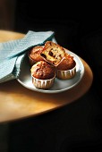 Black olive and sun-dried tomato muffins