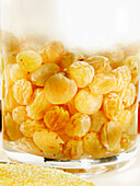 Sultanas preserved in alcohol