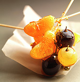 Karamellisierte Früchte