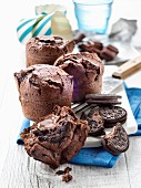 Chocolate and Oreo biscuit muffins