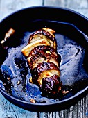 Roasted aubergine with and feta