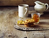 Young couple cooks food on the barbecue