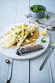 Potato Rösti and Dutch-style white asparagus