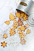 Christmas shortbread biscuits